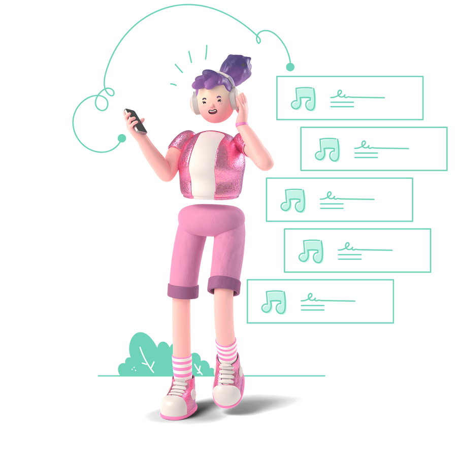 music playlist list soundtrack tracks headphones